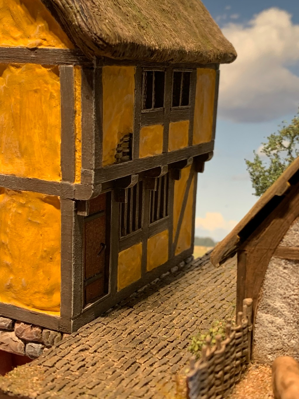 A Half-Timbered House